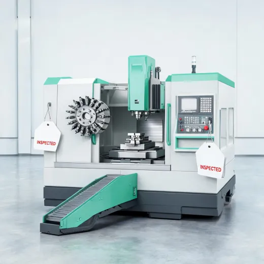 Vertical machining center package