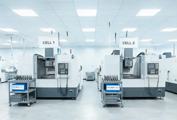 Machine cell standardization case